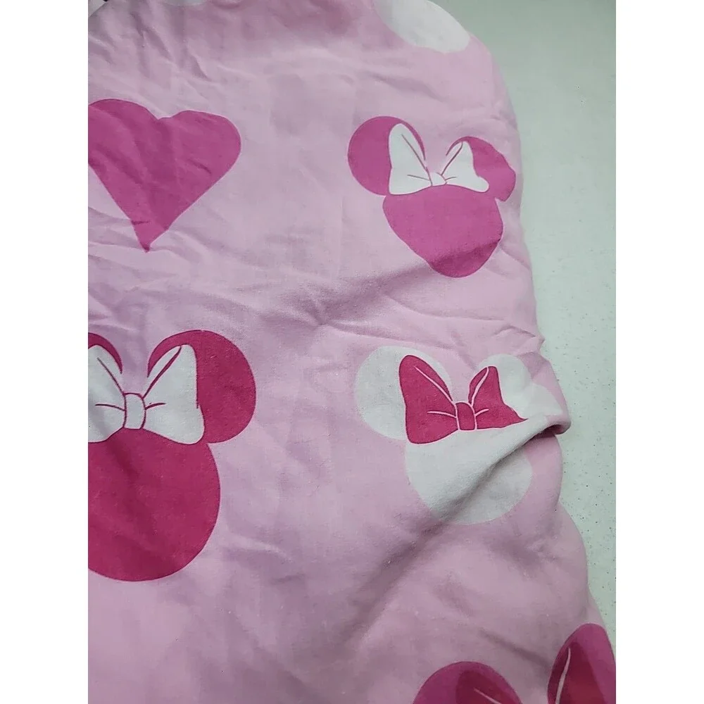 Jay Franco Disney Minnie Mouse Hearts N Love Twin Flat and Fitted Sheet Set